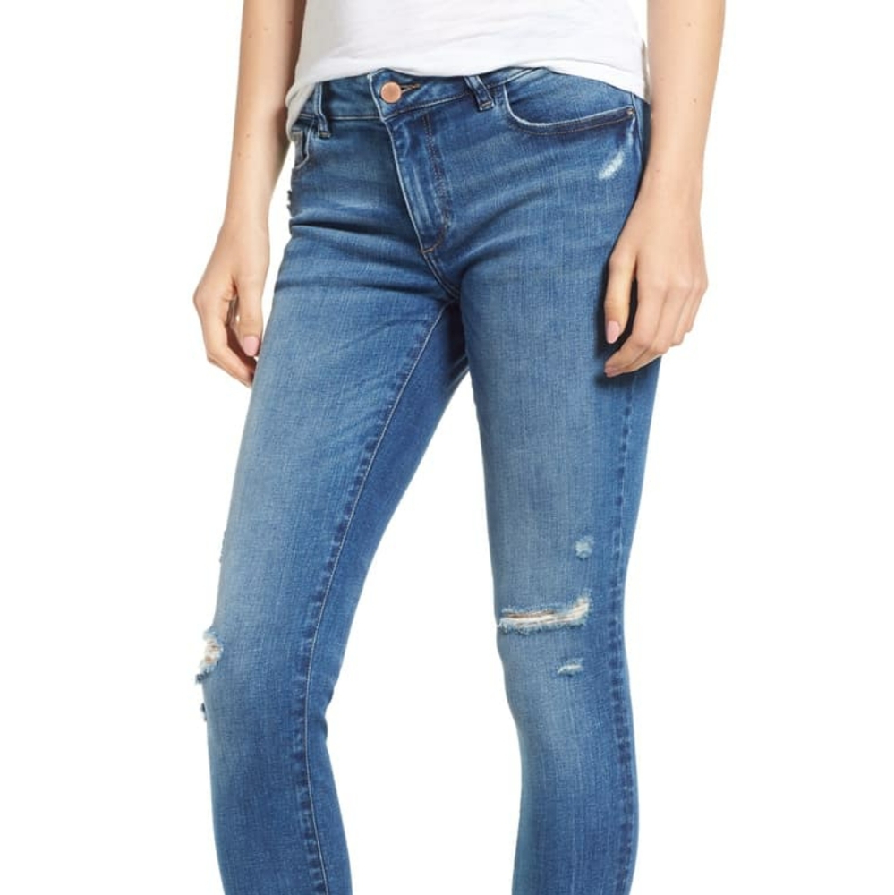 DL1961 Emma Low Rise Skinny in Baxter